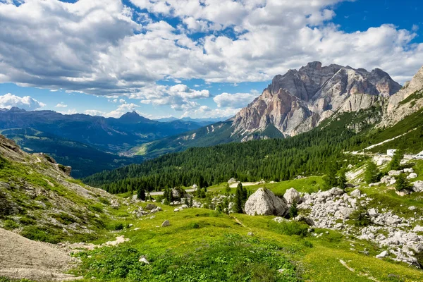 Dolomites Dağları Passo Valparola Cortina Ampezzo Yakınlarında Belluno Talya — Stok fotoğraf