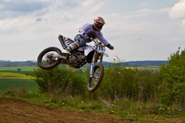 Windsberg, Almanya - 29 Haziran 2019 Motocross eğitimi Windsberg Almanya