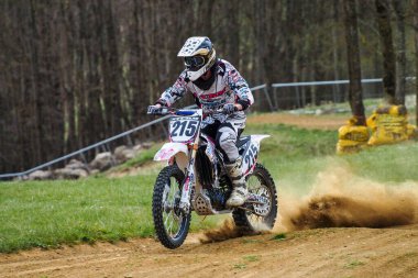Warching, Almanya - 29 Haziran 2019 Motocross eğitimi