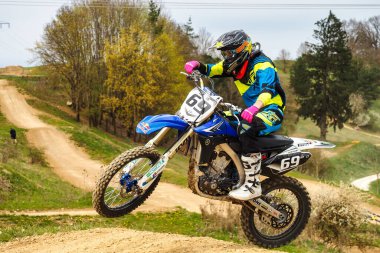 Warching, Almanya - 29 Haziran 2019 Motocross eğitimi