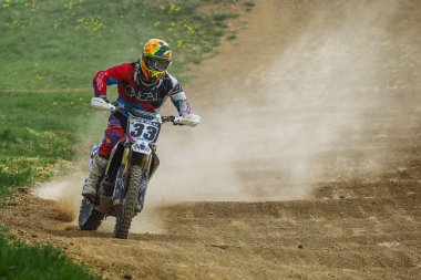 Warching, Almanya - 29 Haziran 2019 Motocross eğitimi
