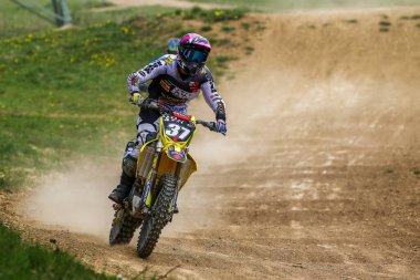 Warching, Almanya - 29 Haziran 2019 Motocross eğitimi