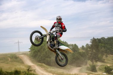 Warching, Almanya - 29 Haziran 2019 Motocross eğitimi