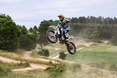 Warching, Almanya - 29 Haziran 2019 Motocross eğitimi