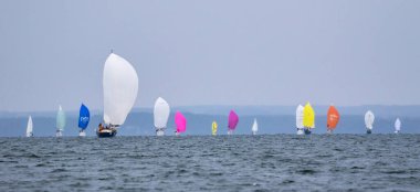 Travemuende, Almanya - 28 Temmuz 2018 Seyahat Haftası