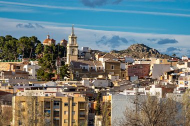 İspanya 'nın Murcia bölgesinde, Vadi ricote' deki Abaran köyü.