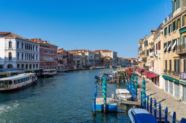 Venedik Büyük Kanalı gondollu, İtalya yazın, Avrupa