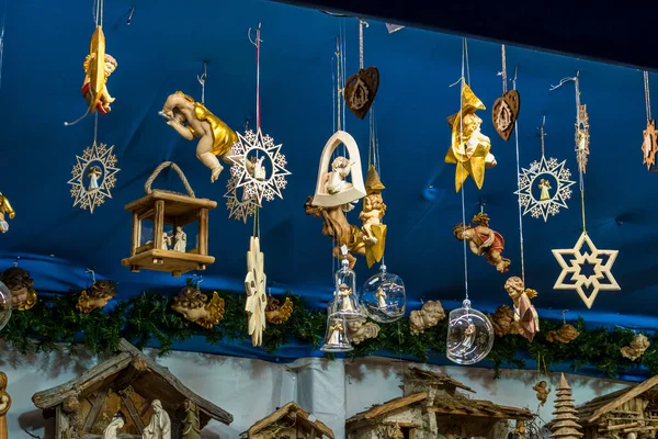 Hermoso Mercado Navidad Munich Baviera Alemania Europa — Foto de Stock