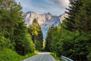 Güzel dağ manzarası. Jezerski Vrh tepesinden Lovcen Ulusal Parkı, Seeberg eyeri. Karadağ ve Slovenya