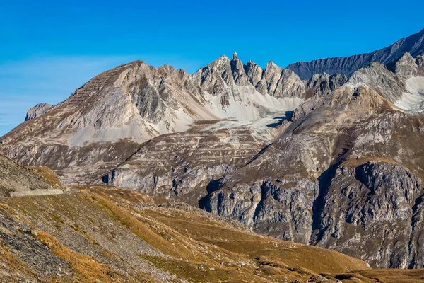 Montañas Fornet Cerca Val Disere Francia Capturadas Carretera Col Iseran — Foto de Stock