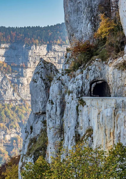 Landschap Van Vercors Frankrijk Blik Combe Laval Col Del Machine — Stockfoto