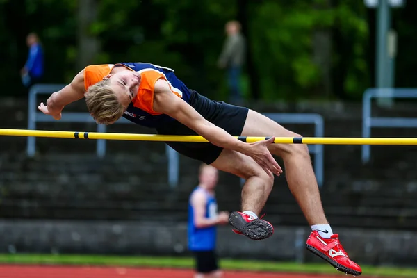 Ratisbona Alemania Julio 2019 Evento Salto Altura Del Campeonato Bávaro — Foto de Stock