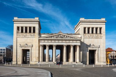 Konigsplatz - Kings Meydanı, eyalet başkenti Münih - Bavyera - Münih, Almanya