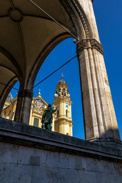 Die Theatinerkirche Kajetan Eine Katholische Kirche München Gegründet Von Kurfürst — Stockfoto