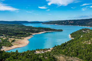 Lac de Sainte-Croix, Gorges du Verdon, Verdon Gorge Provence-Alpes-Cote d 'Azur, Provence, Fransa, Avrupa