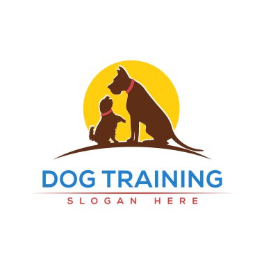köpek eğitim logo tasarım şablonu