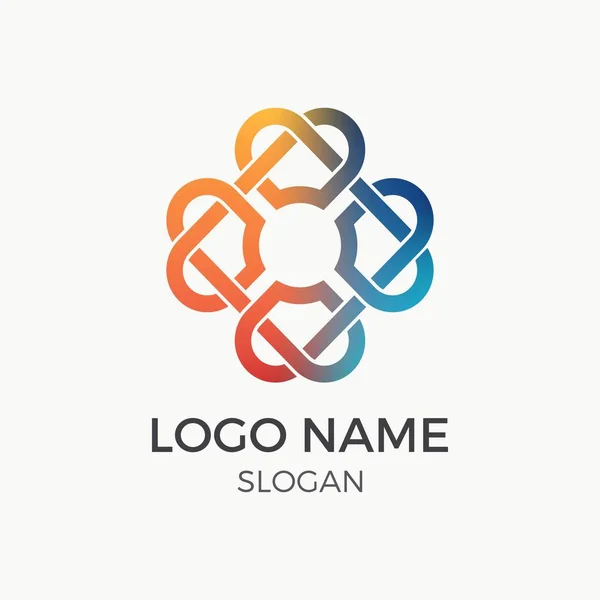 Plantilla Diseño Logotipo Simple Elegante — Archivo Imágenes Vectoriales