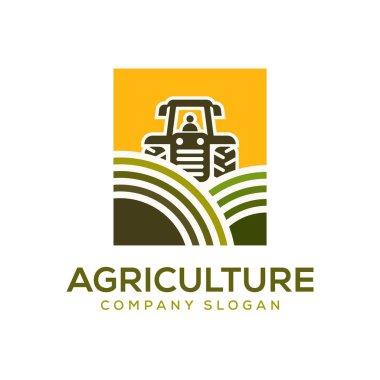 Tarım logo tasarım şablonu 02