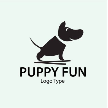 dog logo designIsolate Background   clipart