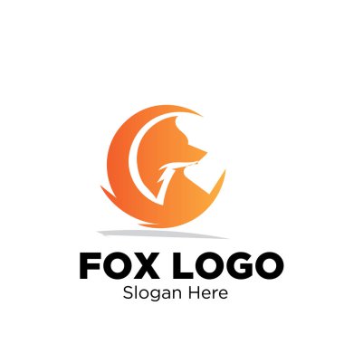 Fox logosu designisolate arka plan  