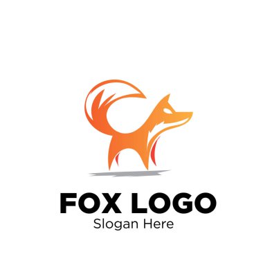 Fox logosu designisolate arka plan  