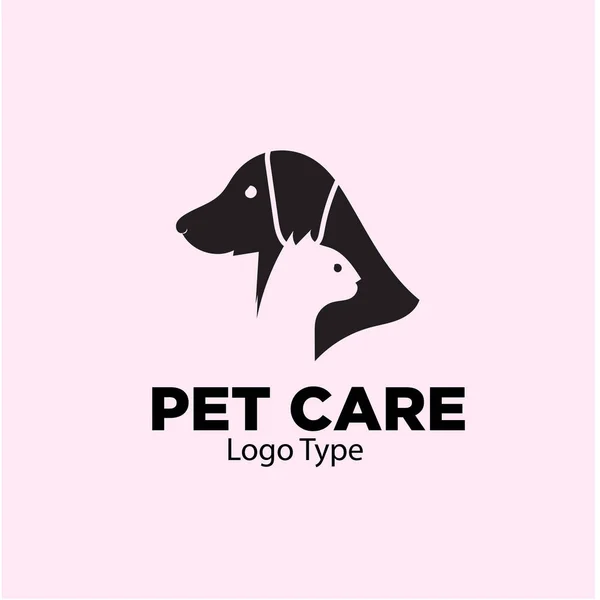 Sällskapsdjur Bekymmer Logo Design — Stock vektor