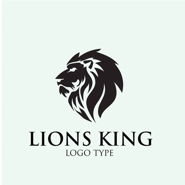 King Lion Logo Designs — Stock Vector