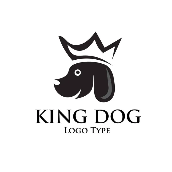 King Dog Logodesigns — Stockvektor