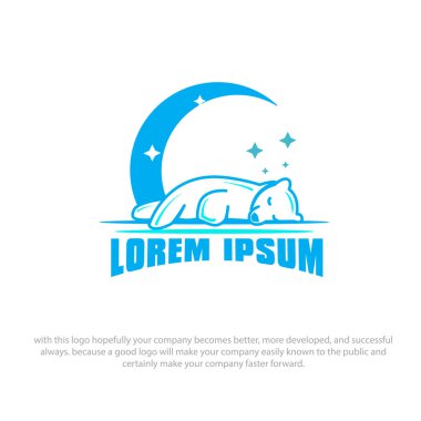 uyku logo tasarımları arka plan