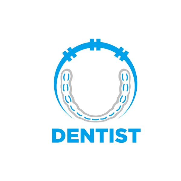 Branches Dessins Logo Dentaire — Image vectorielle