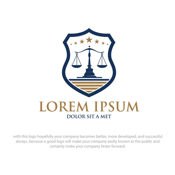 Diseños Logotipo Academia Derecho — Vector de stock