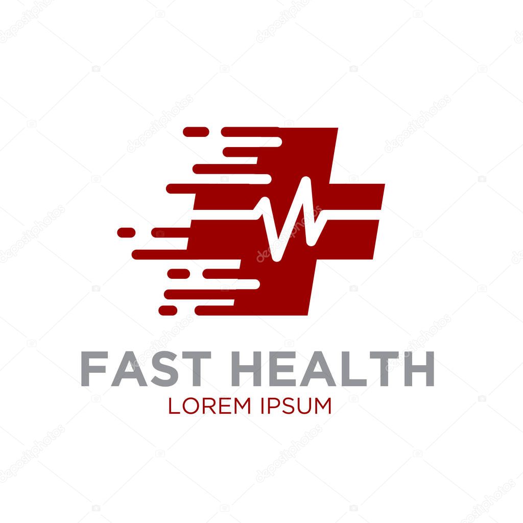 Fast health logo designs