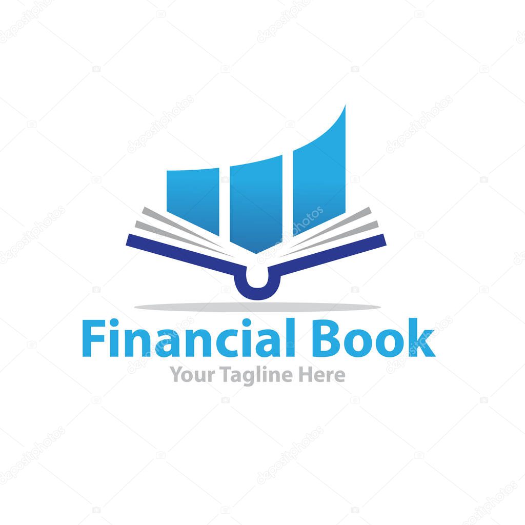 Financial book logo designs