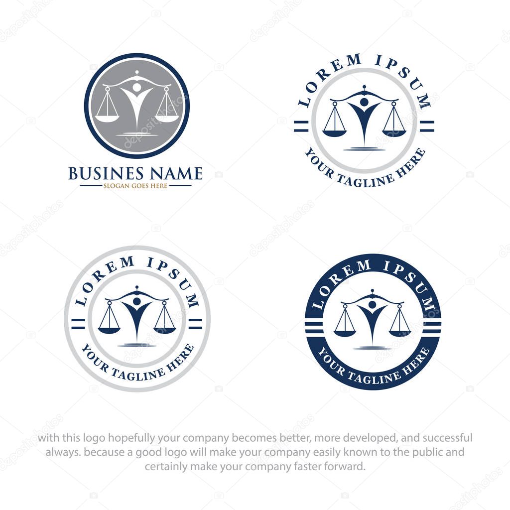 Law logo designs background
