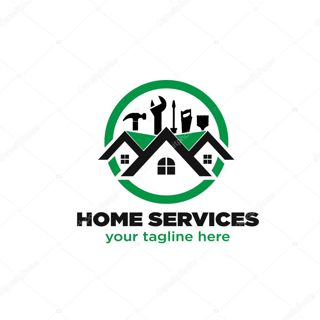 Home service logo designs