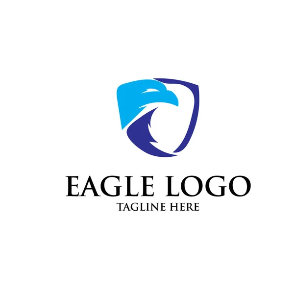Aquila Logo Disegni Semplici — Vettoriale Stock