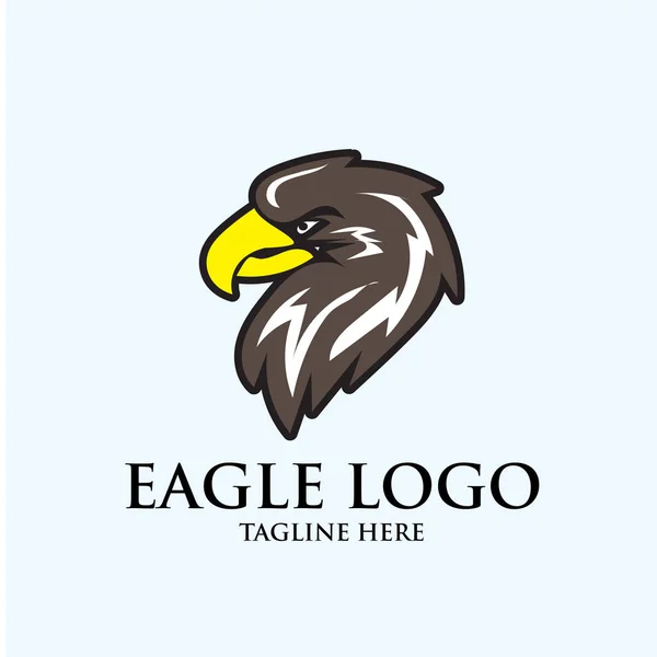 Diseño Del Logotipo Del Águila Simple — Archivo Imágenes Vectoriales