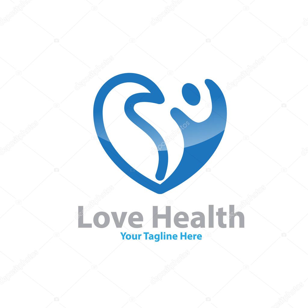 Love health logo designs