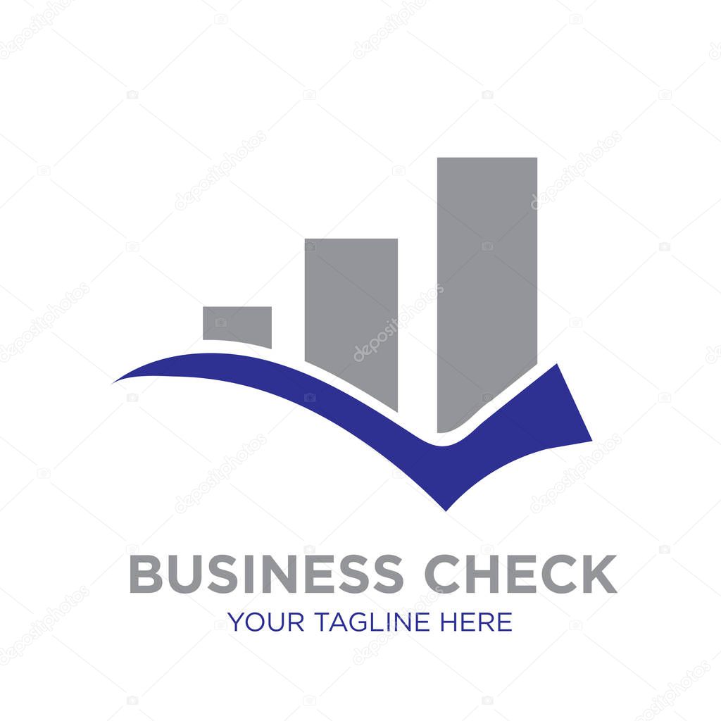 business check logo designs icon modern