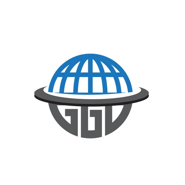 Παγκόσμιο Λογότυπο Της Επιχείρησης Σχεδιασμό Απλή Σύγχρονη Royalty Free Εικονογραφήσεις Αρχείου