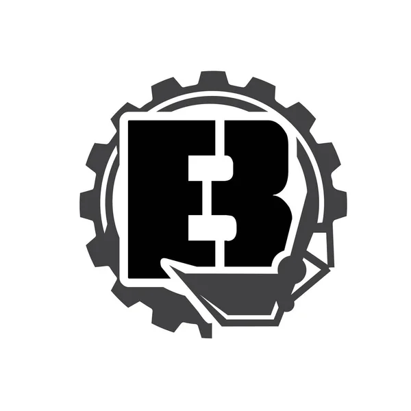 Build Logo Designs Contractor Construction Service — Stock Vector