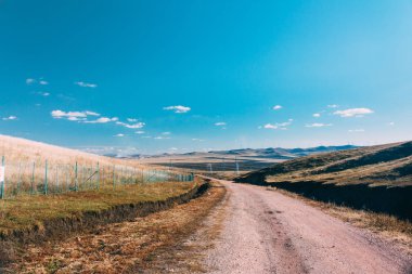 İçinde Genhe sulak Eergu'Na nehir, İç Moğolistan, Çin'deki en iyi sulak, görmek için yolda