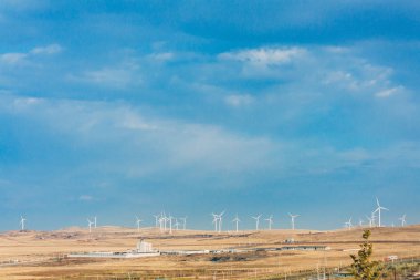 Yel değirmeni otlak, çayır İç Moğolistan, Çin