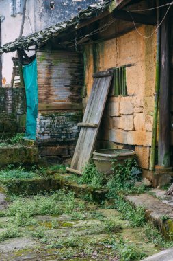 Çin tarzı eski ve geleneksel evi 