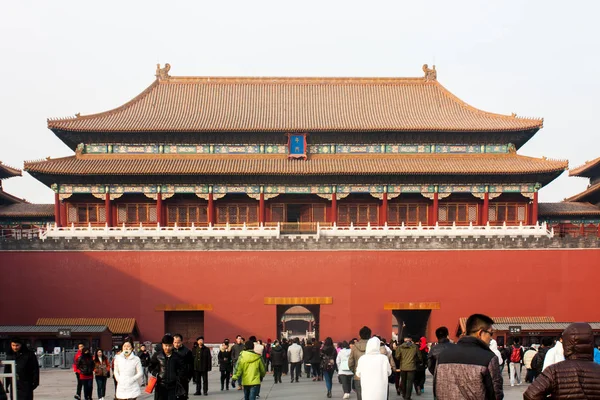 16 Jan, 2015, Beijing, Kina, den förbjudna staden (Palace Museum) — Stockfoto