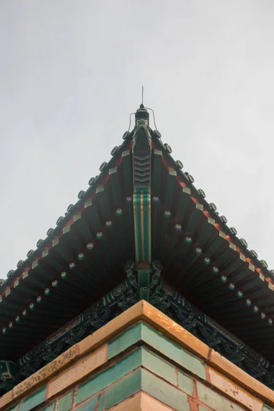 Kadar yakın çatı detay, Yasak Şehir, Beijing, Çin