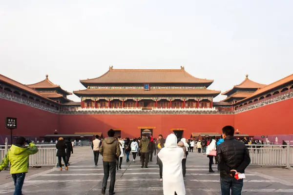 16 Jan, 2015, Beijing, Kina, den förbjudna staden (Palace Museum) — Stockfoto