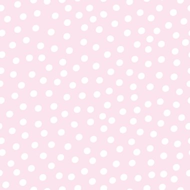 Rastgele dizayn edilmiş beyaz el noktaları. Pastel pembe arka planda kusursuz vektör deseni. Sağlık, güzellik, düğün ürünleri, bebek partisi, hediye paketi, kırtasiye, ambalaj