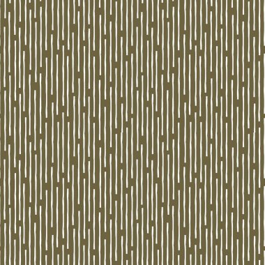 Rastgele geometrik kabile tasarımında dikey dağılmış grunge çizgileri. Topraksı kahverengi arka planda kusursuz vektör deseni. Refah, gıda ürünleri, yaz, ambalaj, kırtasiye, doku, blog için harika