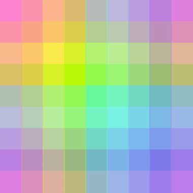 Dikişsiz yinelenen vektör desen piksel gökkuşağı ekose kılavuz tasarım.